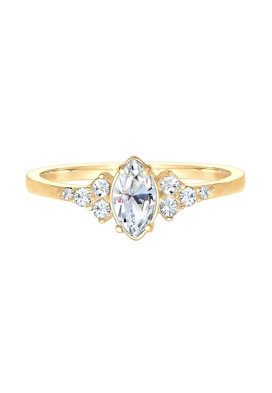Elli Ladies Bagues Ladies Marquise avec cristaux Swarovski® en Argent sterling 925
