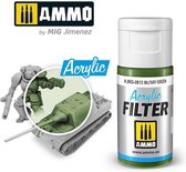 AMMO MIG 0813 Acrylic Filter Military Green - 15ml Effecten potje
