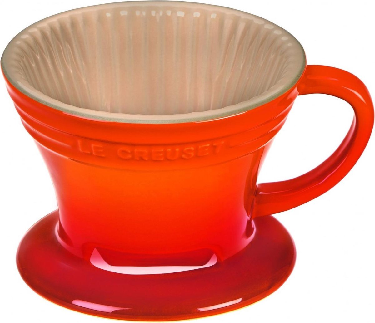 LE CREUSET - Aardewerk - Koffiefilter Oranje