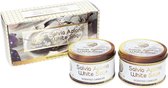 Fleur de Vie Salvia Alpiana White Sage Tin Kaarsen Set van 2