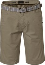 Korte Chino Met Riem Khaki (118190356 - 043)