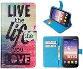 Huawei Y5 / Y560 Hoesje Wallet Case Life