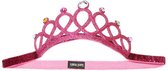 Prinses - Kroon met diamantjes - Roze - Frozen - Belle - Elsa - Anna - Belle - Prinsessenjurk - Verkleedkleding