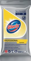 Glorix Professional Reinigingsdoekjes multifunctioneel - Pak 100 stuks