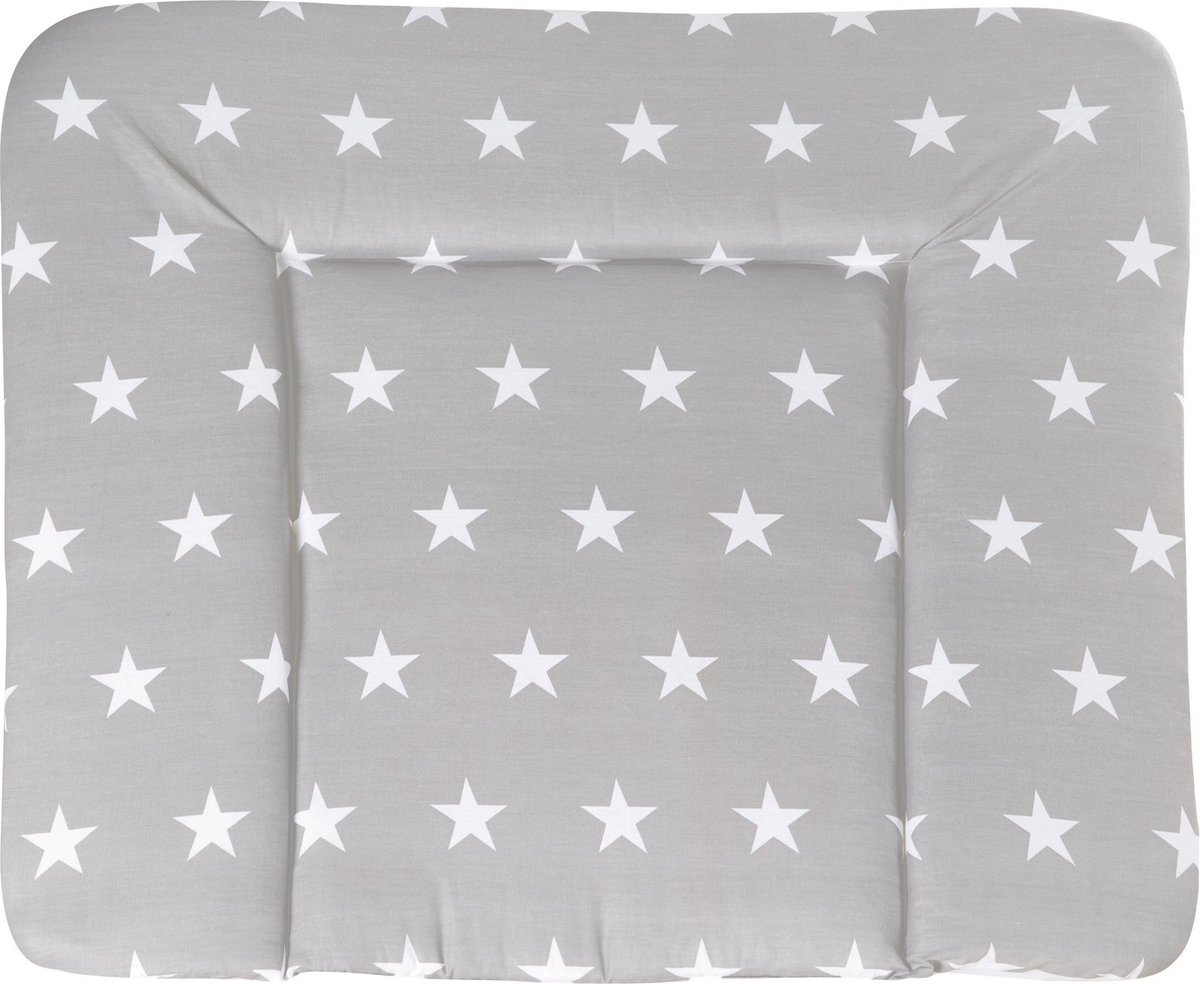 Roba Aankleedkussen Little Stars 85 X 75 Cm Polyester Grijs
