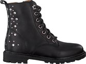 Omoda Om120554 Veterboots - Laarzen Met Veters - Meisjes - Zwart - Maat 25