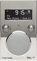 Tivoli Audio - PAL+Bluetooth - Draagbare DAB+ radio - Chroom