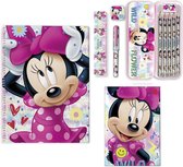 Disney Schrijfset Minnie Mouse 20 X 13 Cm Papier Roze 11-delig