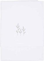 Little Dutch Ledikantlaken Wild Flowers Olive geborduurd