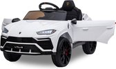 Lamborghini Elektrische Kinderauto Urus Wit - Krachtige Accu - Op Afstand Bestuurbaar - Veilig Voor Kinderen