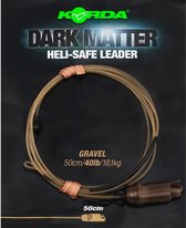 Korda Dark Matter Heli Safe Leader - Gravel - 40lb - 50cm - Gravel