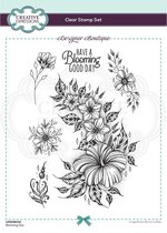 Creative Expressions Clear stamp - Bloemen - A5 - Set van 6 stempels