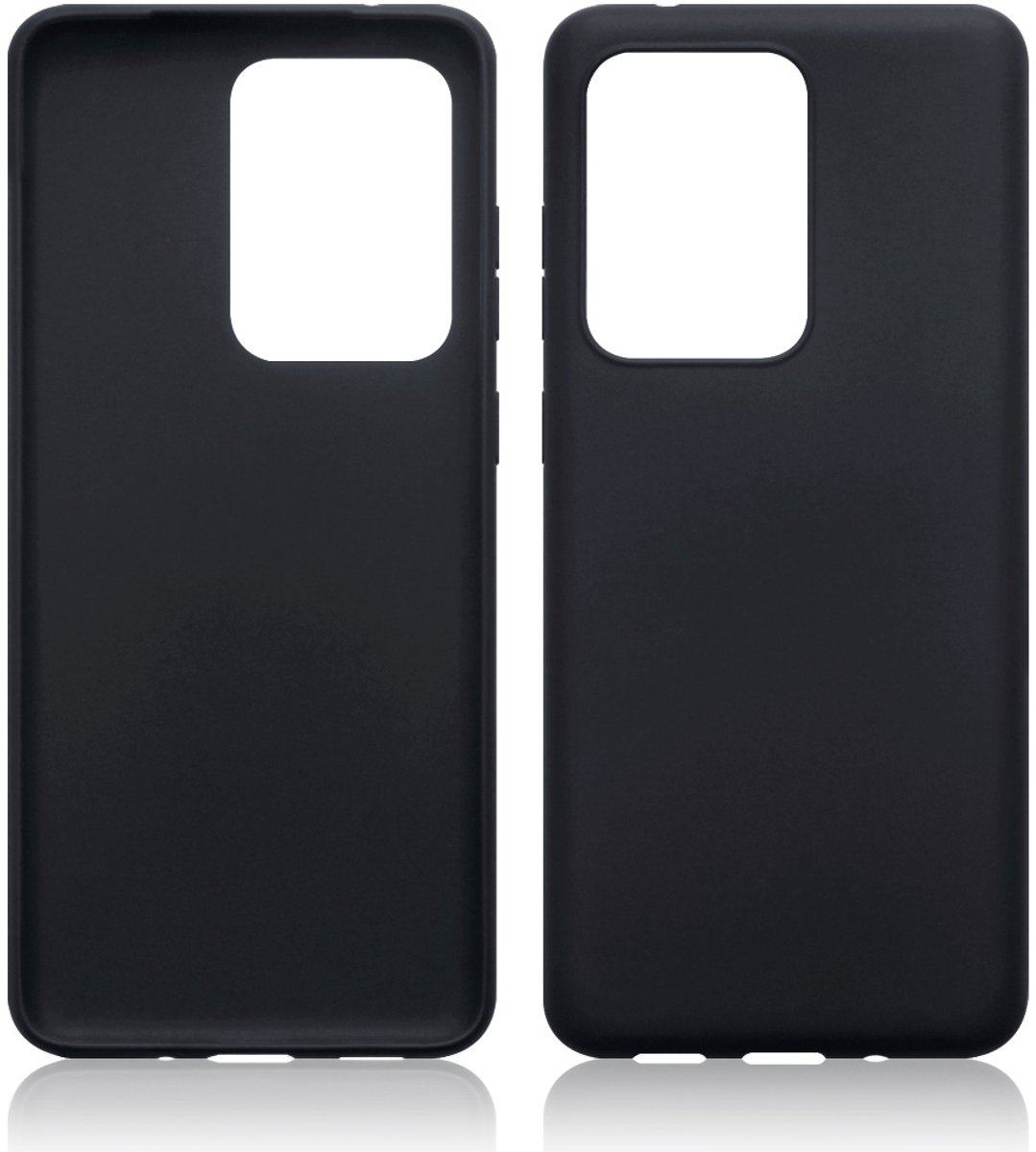 Qubits - Softcase hoes - Geschikt voor Samsung Galaxy S20 Ultra - Zwart