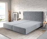 Boxspring frame Dream-Well Antraciet  180x200 cm Mikrofaser Beddengoed