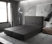 Boxspring frame Dream-Well Antraciet 160x200 cm Imitatieleer Beddengoed