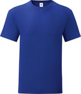 Fruit of the Loom Iconisch T-shirt voor heren (set van 5) (Kobaltblauw)