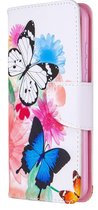Nokia 1.3 Hoesje - Mobigear - Design Serie - Kunstlederen Bookcase - Butterfly - Hoesje Geschikt Voor Nokia 1.3