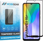 Mobigear Gehard Glas Ultra-Clear Screenprotector voor Huawei Y6p - Zwart