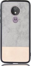 Mobigear Two-Tone Hardcase Hoesje - Geschikt voor Motorola Moto G7 Power - Grijs