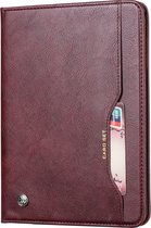 Samsung Galaxy Tab A 10.1 (2019) Hoes - Mobigear - Business Serie - Kunstlederen Bookcase - Bordeaux Rood - Hoes Geschikt Voor Samsung Galaxy Tab A 10.1 (2019)