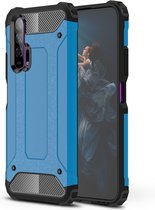 Honor 20 Pro Hoesje - Mobigear - Outdoor Serie - Hard Kunststof Backcover - Blauw - Hoesje Geschikt Voor Honor 20 Pro