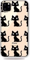 Apple iPhone 11 Pro Hoesje - Mobigear - Design Serie - TPU Backcover - Cat - Hoesje Geschikt Voor Apple iPhone 11 Pro
