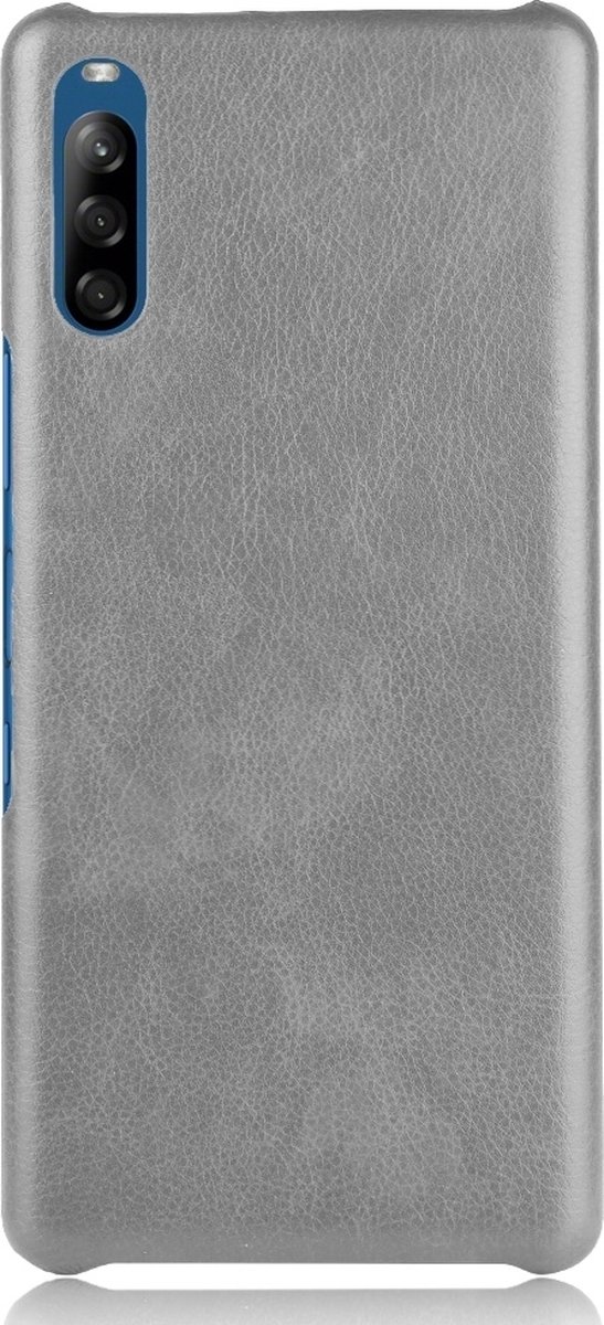 Mobigear Hoesje geschikt voor Sony Xperia L4 Telefoonhoesje | Mobigear Excellent Backcover | Xperia L4 Case | Back Cover - Grijs