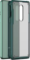 OnePlus 8 Hoesje - Mobigear - Shockproof Serie - Hard Kunststof Backcover - Groen - Hoesje Geschikt Voor OnePlus 8