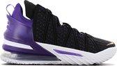 Nike LeBron 18 XVIII - Lakers - Heren Basketbalschoenen Sport Schoenen Sneakers Zwart CQ9283-004 - Maat EU 42.5 US 9