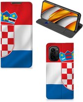 Leuk Hoesje Xiaomi Mi 11i | Poco F3 Smart Cover Kroatische Vlag