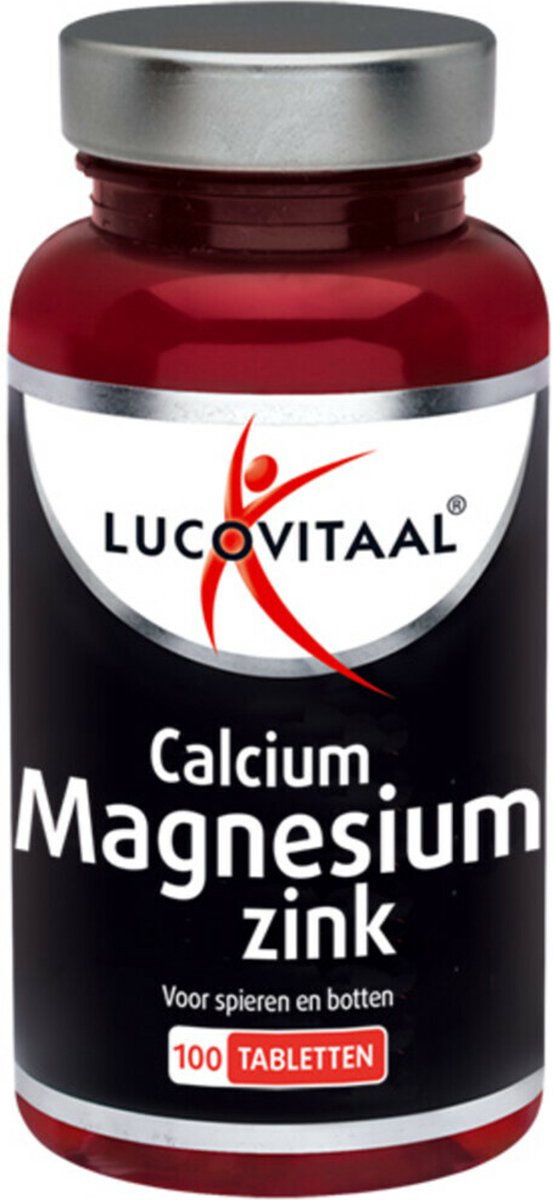 Goedkoopste 3x Lucovitaal Calcium Magnesium Zink 100 tabletten