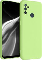 kwmobile telefoonhoesje voor OnePlus Nord N100 - Hoesje voor smartphone - Back cover in groene tomaat