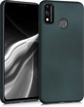 kwmobile telefoonhoesje voor Honor 9X Lite - Hoesje voor smartphone - Back cover in metallic petrol