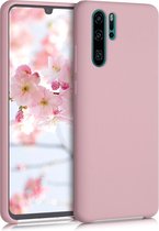 kwmobile telefoonhoesje voor Huawei P30 Pro - Hoesje met siliconen coating - Smartphone case in vintage roze
