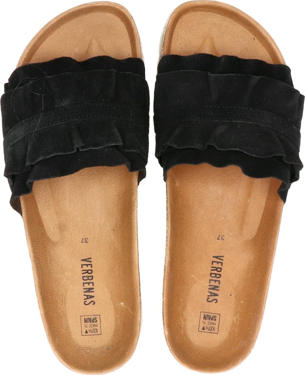 Verbenas Rocio Slippers - Dames - Zwart - Maat 38