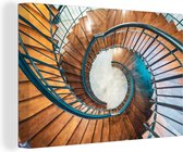Escalier en colimaçon toile 2cm 60x40 cm - Tirage photo sur toile (Décoration murale salon / chambre)