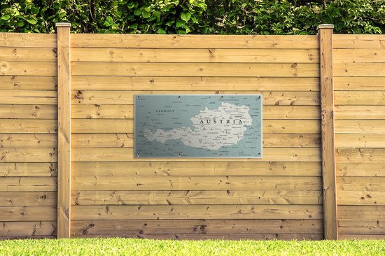 Carte Vintage de l'Autriche 120x80 cm