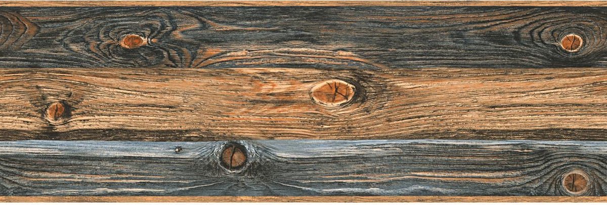 Houten plank BEHANGRAND - beige bruin grijs - AS Creation