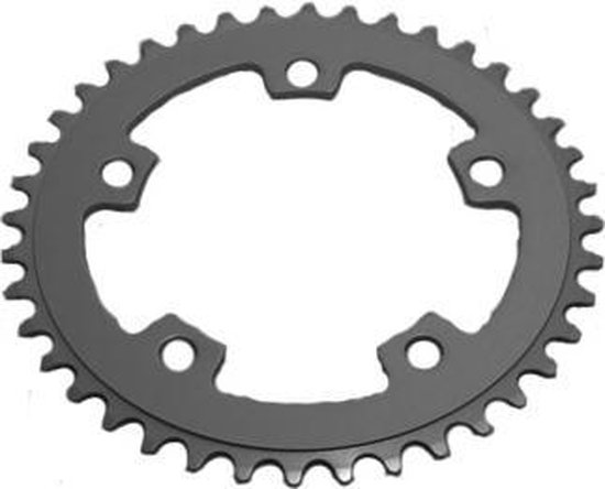 KHE Plateau BMX 44 Dents - Noir Et Ultra-léger (304 G Seulement