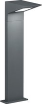 LED Tuinverlichting - Vloerlamp - Trinon Nilsona - 8W - Warm Wit 3000K - Rechthoek - Mat Antraciet - Aluminium