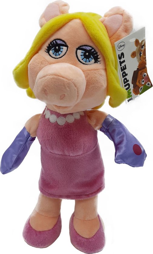 The Muppets – Disney – Knuffel – Miss Piggy – Pluche – Varken – 24 cm