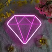 ‘Diamant’ Neon Led Wandlamp - Neon verlichting - Sfeer verlichting