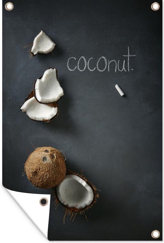 Coussin Décoratif Caroline's Treasures - Motif Cocotier Orange Sur Toile Polyester 35x35cm