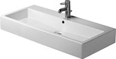 Duravit Vero wastafel 100x47cm met kraangat en overloop met wondergliss wit