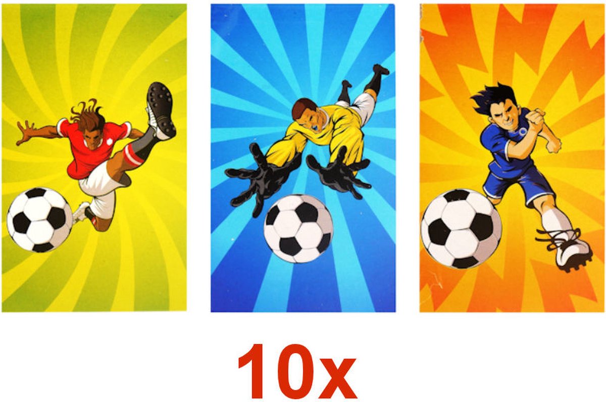 10 STUKS - LUXE VOETBAL - Traktatie Doos - INCLUSIEF SPEELGOED - Traktaties Uitdeelcadeaus voor Verjaardagen en Kinderfeestjes — afbeelding 2
