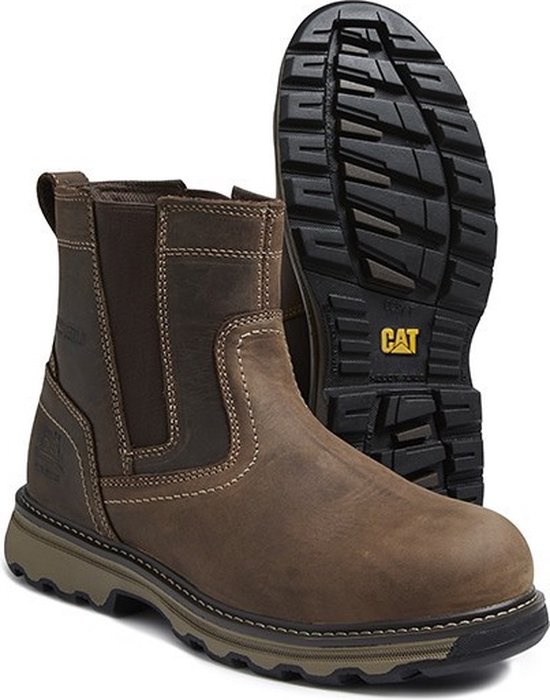 Caterpillar Pelton P720781 Bruin Hoge Veiligheidsschoenen S1P Heren