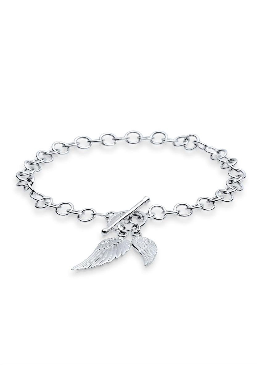 Elli - Armband - Dames Angel Wing Hanger Stijlvol in 925 Sterling Zilver - Dames