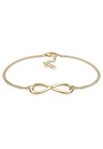 Elli PREMIUM Dames Armbanden Dames Infinity Hanger Basic met Diamant (0,03 ct.) in 925 Sterling Zilver