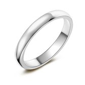 Twice As Nice Ring in edelstaal, 3 mm, blinkend 48