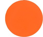 Stip 100 stuks Oranje ø 90 mm - vloersticker met gladde toplaag